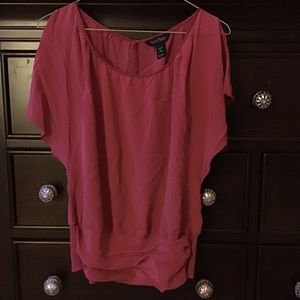 White House black market size medium silk shirt